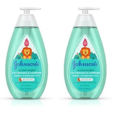 Imagem de Shampoo e condicionador Johnson's No More Tangles 2 em 1 600 ml - John