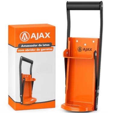 Imagem de Amassador De Latinhas Lata Reforçado Com Abridor De Garrafas