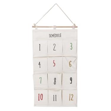 Imagem de Wall Hanging Saco De Armazenamento Organizador, Space Saving Tecido Pendurado Bolsos Gráfico Organizador De Suspensão Do Armário para Diversos Brinquedos Chaves (A)