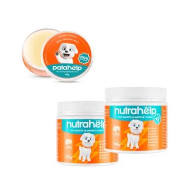 Imagem de Kit 1 Pomada Balm Hidratante Pet Patahelp + 2 NutraHelp