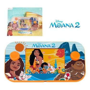 Imagem de Brinquedo Infantil Aquaplay Jogo Aquático Argolas Moana 2 Princesas e 