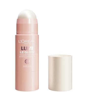 Imagem de L'Oreal Paris True Match Lumi Le Glow Bastão iluminador, luminoso, acetinado, iluminador brilhante para rosto e corpo, 630 Crème Chic, 4,8 g