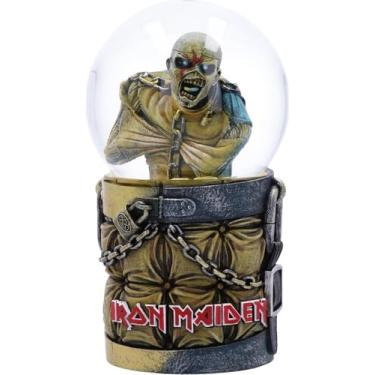 Imagem de Nemesis Now Iron Maiden Piece of Mind Snow Globe 17.5cm, Resin & Glass, Officially Licensed Iron Maiden Merchandise, Piece of Mind Snow Globe, Cast in The Finest Resin, Expertly Hand-Painted
