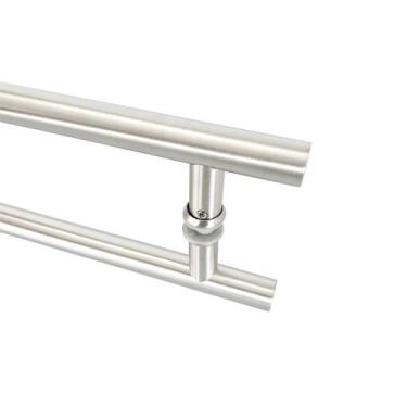 Imagem de Puxador Porta Pivotante 40cm Aço Inox Tubular Redondo - Decorplace, Es