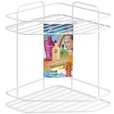 Imagem de Prateleira Cantoneira Dupla - 2137 - Arthi Prateleira Cantoneira Emborrachada Dupla - 2137 - Arthi