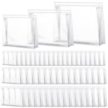 Imagem de Bolsa de maquiagem Xuniea Mini Clear, organizador de PVC impermeável d