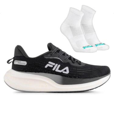 Imagem de Tênis Fila Racer Speedzone Feminino + Par de Meias Performance B2 Onli