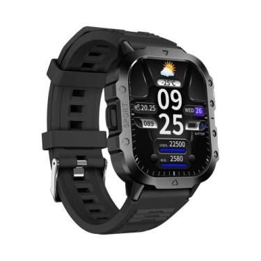 Imagem de Relógio Inteligente Com Chamadas Bluetooth 201 Monitor De Saúde De Tel