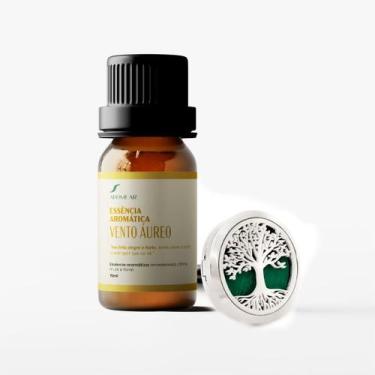 Imagem de Essência VENTO ÁUREO + Difusor Veicular ÁRVORE DA VIDA - Aromear