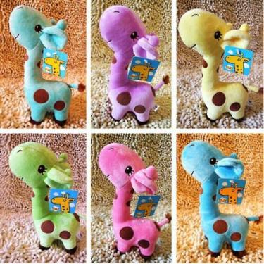 Imagem de Adorável Brinquedo de Pelúcia Presente Animal Veado Doll 18cm Girafa d