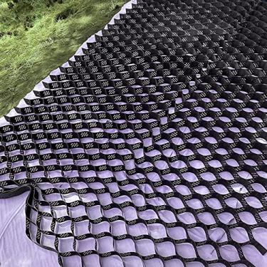 Imagem de Estabilizador de geogrelha terrestre, grelha de cascalho permeável de polietileno anti-formação para estacionamentos calçado de camiões leves, paralelepípedos de relva entrelaçados planos