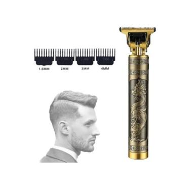 Imagem de Barbeador elétrico e aparador de barba recarregável com acessórios - L