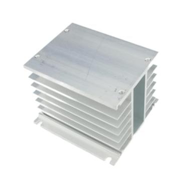 Imagem de YsXoWiui Dissipador de Calor de Alumínio Relé de Estado Sólido Dissipador de Calor Fácil de Instalar Dissipação de Desempenho Compacto para