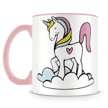 Imagem de Caneca Unicórnio Magic Dream Rosa - Porcelana Personalizada - Amo Cane