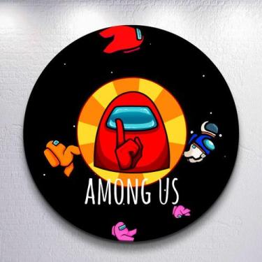 Imagem de Capa para painel Us Game Among decoração festa infantil Menino tamanho