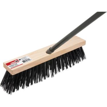 Imagem de Vassoura Gari 37,5cm 5 Fileira Cepa Madeira Cabo Madeira Pla