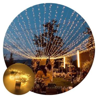 Imagem de Cordão Pisca 300 Luz De Led Enfeite Natal Decoração 20m 110v - TOP NAT