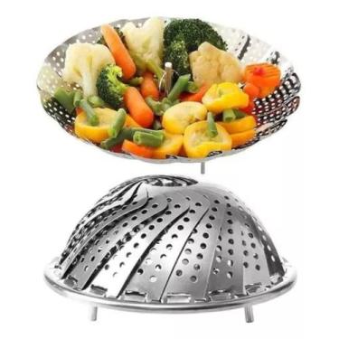 Imagem de Super Cesto Cozimento A Vapor E Escorredor Peneira legumes - SWEET HOM