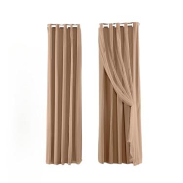 Imagem de Cortina com Blackout PVC com Tecido Voil 4,00 metros 4,00 m x 2,50 m (Avela)