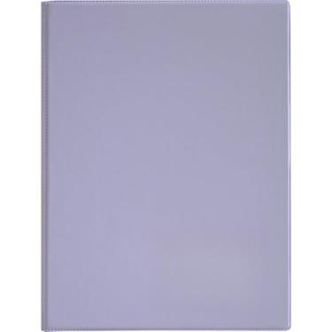 Imagem de Pasta Catalogo Cores Pasteis A4 Com 20 Envelopes Plásticos Transparentes Material Resistente Pvc Organiza Documentos Escritório(Lilás Pastel)