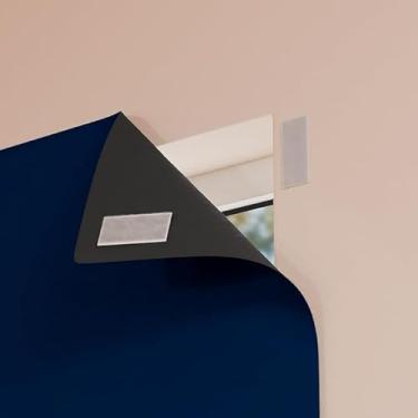 Imagem de Cortina Painel Blackout com Fixador 1,40 m x 2,15 m (Marinho, 1,40 m x 2,15)