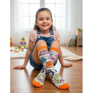 Imagem de Meia De Pintar Bobbie Goods Com Canetinha Infantil Lavável - TIMES ONL