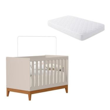 Imagem de Berço Americano Mini Cama Flip Com Colchão - Reller Móveis Infantis, A