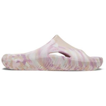Imagem de Sandália Crocs Mellow Recovery Marbled Slide Quartz, 35, Quartz