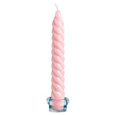 Imagem de Vela Castiçal Colorida Twist Verniz - Rosé