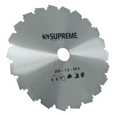 Imagem de Serra Lamina Circular Roçadeira 22 Dentes 200mm Furo 25,4mm - SUPREME 