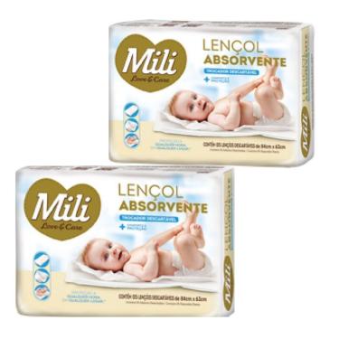 Imagem de Trocador Descartável Mili 2 Pacotes Com 5 Unidades