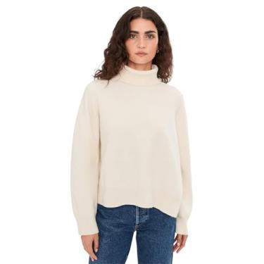 Imagem de Free People Gola rolê Sigma feminina, Leite de coco, PP