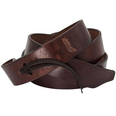 Imagem de BlazingPaws Sela de cavalo ocidental de couro de grão superior com tiras latigo de 1,8 m de comprimento sem furos (marrom)