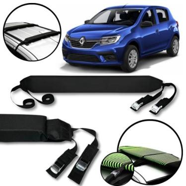 Imagem de Rack Teto Prancha Surf Carro Com Cinta Renault Sandero - BR18