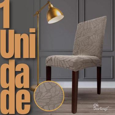 Imagem de Capa de Cadeira Linha Premium Cancún - Greige - OK Darling