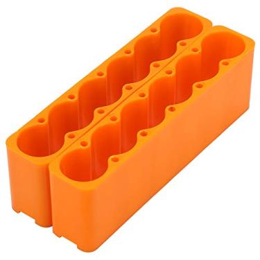 Imagem de Grampo de Soldagem Ao Ponto Pacote de Bateria Ajustável, Alta -densidade Plástico Industrial Isolado para Soldagem Baterias - 2pcs (6 seções)