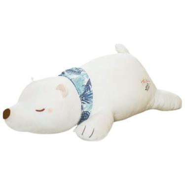 Imagem de Brinquedo de pelúcia, desenho animado, urso polar, boneca macia de pel