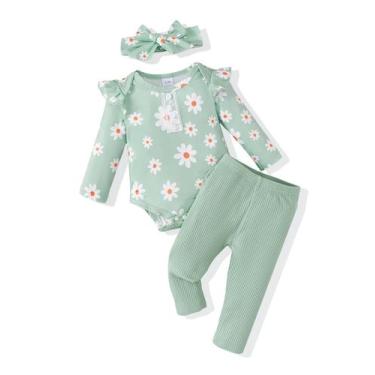 Imagem de Macacão de inverno Clothes Renotemy Newborn Infant Baby Girl de 0 a 3 