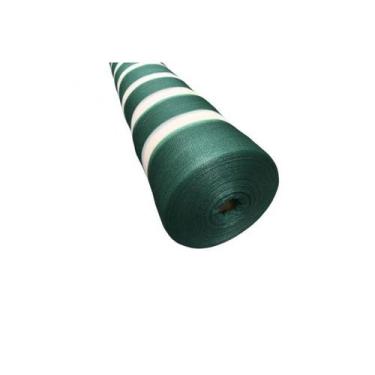 Imagem de Rede de malha verde/branca 80% densidade 4,20 m de largura x rolo de 5