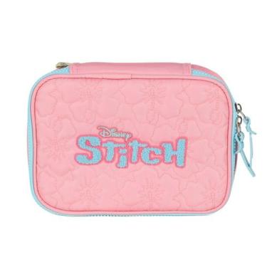 Imagem de Estojo Stitch Disney Box Escolar Meninas Passeio Infantil - Luxcel, Ro