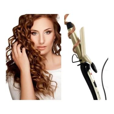 Imagem de Cacheador Cabelo Modelador De Cachos Grossos Bivolt 25Mm Pro
