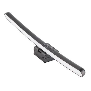 Imagem de Lâmpada Assimétrica para Monitor de Computador, Tela Com Escurecimento óptico, Barra de Luz, 7 Cores, Rgb, para Tela Curva de 15 a 22 Polegadas