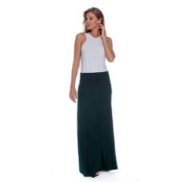 Imagem de Saia Longa Malha  Feminina-Feminino