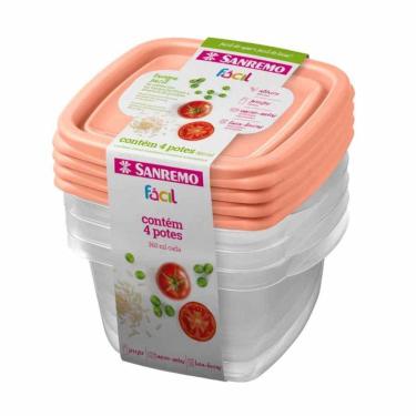 Imagem de Kit Pote 360ml Sanremo C/4 Ref. Sr122/4c