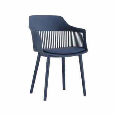 Imagem de Cadeira Com Braços Marcela Azul Marinho Rivatti Azul Marinho