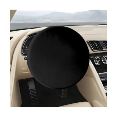 Imagem de FALVFUN Capa de proteção solar para volante de carro, protetor de volante antienvelhecimento resistente ao calor, acessórios de proteção interior automotiva, universal para a maioria dos veículos