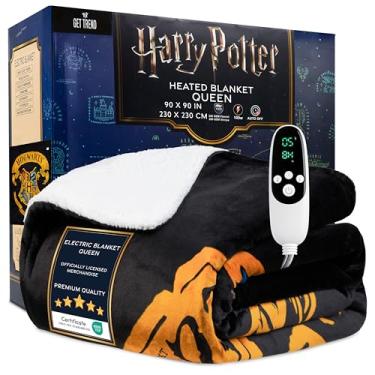 Imagem de Get Trend Cobertor elétrico Harry Potter (Harry Potter preto, Queen EUA)