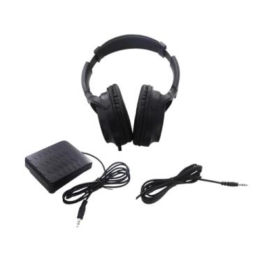 Imagem de YIJU Pedal de Sustain Elétrico E Fone de Ouvido Profissional Robusto com Design Over-Ear