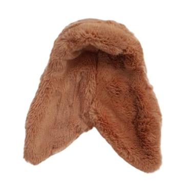 Imagem de KiBcsLic Cobertor de canto em lã para pássaros, aconchegante, brinquedo suspenso, fácil de limpar, cama de canto em lã para calopsita e pombo em clima, Marrom Café