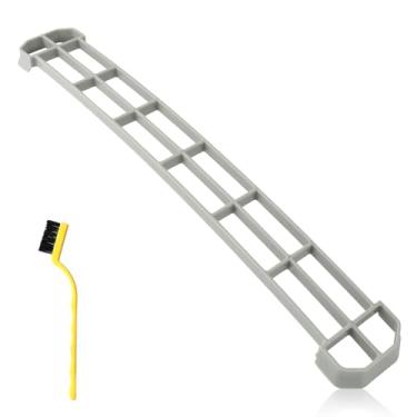 Imagem de LEYURISE Capa de filtro de fiapos cinza claro atualizada para secador de fiapos compatível com peças de reposição de secador Speed Queen #: D510502W AP6284689 510502W D510502LG